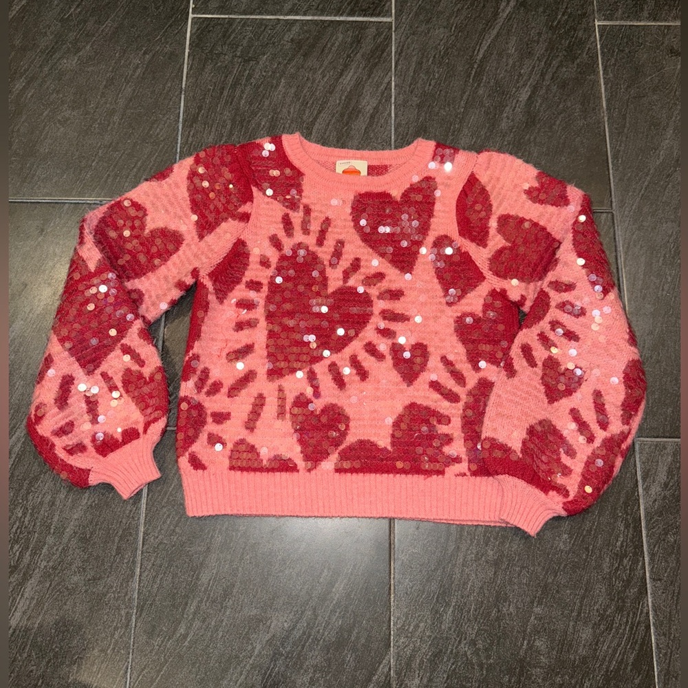 Farm Rio Sequins Knit Sweater - Picture 8 of 13